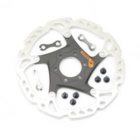 Sm-rt76 Shimano 5252575 Deore Xt Disc Rotor - 160mm 6-bolt 2-piece Metal And Resin