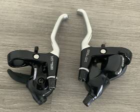 M580 Shimano 580/568 Lx Brake / Shifter Combo Model M580/568 3 X 7 Speed Black For Parts