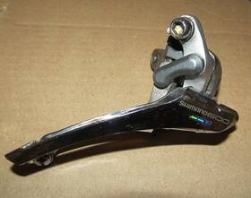 Fd-6400 Shimano Ace600 600 Tri Color Front Derailleur Bottom Pull 28.6mm Low Clamp