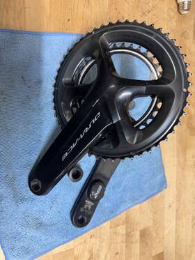Ace9100 Shimano Dura Ace 9100 Crankset 175mm 50/34 With 4iiii Power Meter