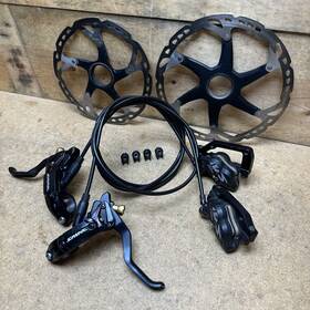 Bl-m810 Shimano Saint 4-piston Dh Mtb Hydraulic Disc Brake Set Brakes Rotors Br/bl-m810