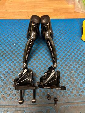 St-9170 Shimano Br-9150 Dura Ace Di2 Shifters And Brake Calipers -