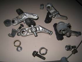 Br-ct90 Shimano Set Of Two 2 Altus Cantilever Brake With Pads - Used