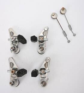Br-m501 Shimano Vintage Exage Silver Aluminum Mountain Bike Cantilever Brake Set
