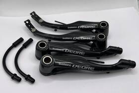 Br-m590 Shimano Deore V-brakes Black Brake Set Front Rear F&r Mtb