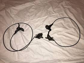 Br-m640 Shimano Zee Hydraulic Front Rear Disc Brakes 4 Pot Needs 1 Lever Cap