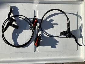 Br-mt420 Shimano Br-mt410 4 Piston Front And Rear Brakeset With Clips