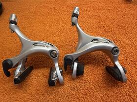 Br-r450 Shimano Brake Caliper Set Long Reach Recessed Bolt 57 Mm 47 Silver
