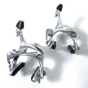Br-r560 Shimano Brake Set Front And Rear Dual Pivot Caliper Rim Road Bike Silver