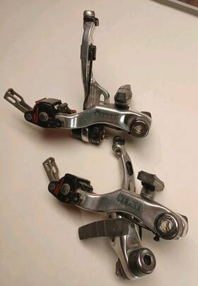 Brt300 Shimano Nexave V-brakes Power Modulator Full Set Front And Rear Vintage Br T300