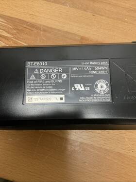 Bt-e8010 Shimano Steps E-bike Battery