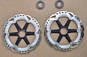 Rt-mt800 Shimano Cb005709 2 X Xt Disc Brake Rotor 203mm Center Lock Ice Tech Freeza