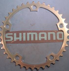 B-39tx Shimano Cr2684 Ultegra 6500 130cd 9-spd Alloy Road Chainring-low Miles- Vg Plus
