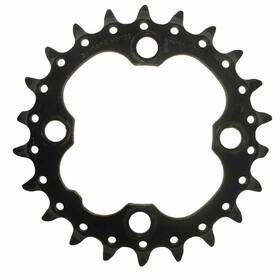 M670 Shimano Cr38 22 Tooth Steel Chainring 9/10 Speed 4 X 64 Bcd Black Slx