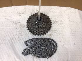 Cs-hg61 Shimano Cs-hg91 Deore 9 Speed 11-32t Cassette And 102l Chain