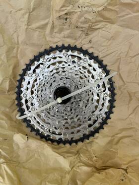 Cs-m7100-12 Shimano Slx Cs M7100 12 Speed Mirco-spline Cassette - Black/silver