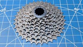 Cs-m970 Shimano Xtr Mtb Cassette 9 Speed 9spd 11-34t Titanium 11t Made In Japan
