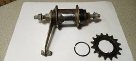 36h...16t Shimano E-110 Bmx Cb-e 110 Japan Coaster Brake Rear Hub Sproket...pls Read