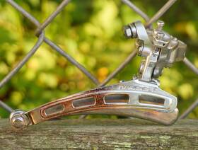 Ea-100 Shimano Dura Ace 1st Generation Front Derailleur Vintage Bike Eroica Clamp Ea100