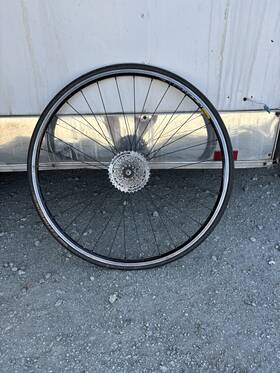 Cs-hg41-8ao Shimano Ecshg418134 Tire And Rim With Hg Megarange 34t Needs Air