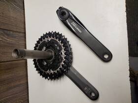 Efcm6000ex002x Shimano Deore Fc M6000-3 Crankset 3 X 10sp Hollowtech Ii Black 175mm 22/30/40t