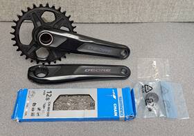 Efcm61001exa2 Shimano Fc-m6100-1 Deore 12 Speed Crankset - 32t 175mm 52 Mm Chainline Black