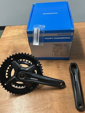 Efcmt210ex60xl Shimano Fc-mt210-2 Crankset - 175mm 9-speed 46/30t 48.8mm Chainline
