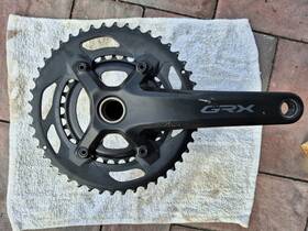 Efcrx600112cx60 Shimano Grx 600 Crankset - With Chainrings Black 30-46