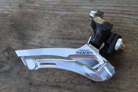 Efd3500f Shimano Sora 3500 9-speed Braze-on Double Front Derailleur New Take Off