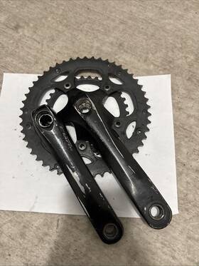Fc-2450 Shimano Claris Crankset Gray 170mm 34 / 50 Chainring Double Compact