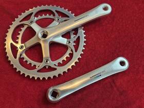 Fc-6400-sg Shimano 600 Ultegra Road Double Crank Set With 53/39t Chainrings