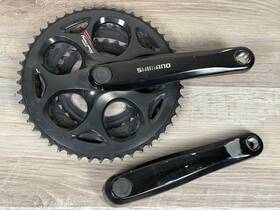 Fc-a073 Shimano Tourney Riveted Square Taper Crankset 170mm 50/39/30t