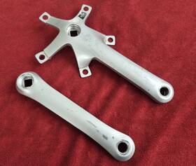 Fc-a250 Shimano Exage Motion Road Double Crank Arm Set With 170mm Length