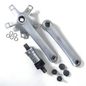 Bb-cs21 Shimano Fc-m250 Exage Country Triple Crankset 175mm Arms 110/74 Bcd With