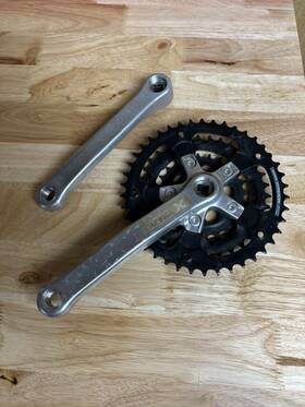 Fc-m291 Shimano 175mm Acera 42/34/24 Aluminum Triple Crankset 7 Speed Square