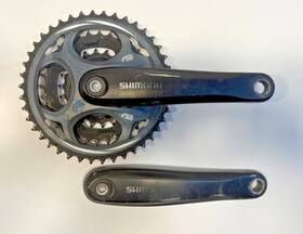 Fc-m311 Shimano Altus 175mm 44/32/22 Black Aluminum/steel Triple Crankset