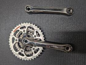 42-32-22t Shimano Fc-m33 Vintage Fc-mc33 Stx Rc Crankset 175mm