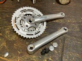 Fc-m330 Shimano Acera 175mm 42/32/22t Triple Crankset Steel Rings Hard To Find