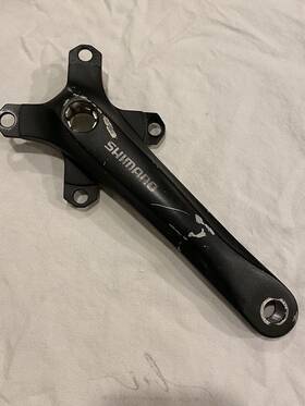 Fc-m341 Shimano Black Right Crank Arm 175 Mm 74 Bcd 9/16 Mtb A22 Crank-arm