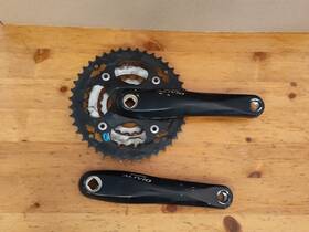 Fc-m410 Shimano Alivio 175mm 42/32/22 Mountain Bike Triple Crankset Black