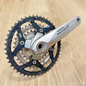 Fc-m581 Shimano Deore Lx Crankset 48/36/26t Hollowtech Ii 9s Silver 170 Mm
