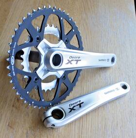 Fc-m770 Shimano Fc-m770/771-k Deore Xt Crankset 175mm 32t 48t Triple 9 Speed Mtb Gravel