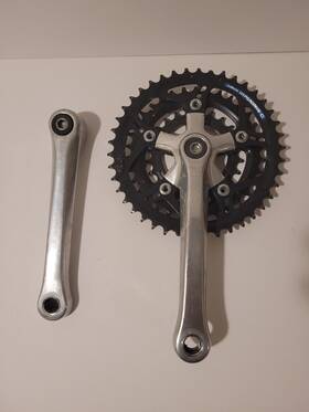 Fc-mc11 Shimano Vintage Alivio Crankset 42/34/24 Hyperdrive/sg 5 Bolt 175mm