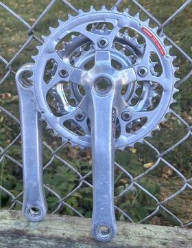 Fc-mc36 Shimano Vintage Sugino Crankset Triple 28 38 48 Mtb Touring Cranks Cycloid Chainring 80s