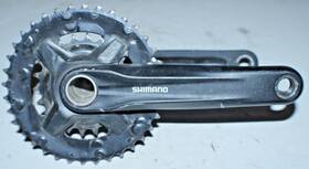 Fc-mt201-b2 Shimano Mtb Crankset Black 36/22t 175mm Hollowtech Fast Usa Shipper