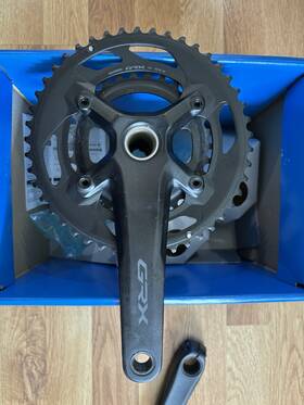 Fc-rx600-10 Shimano Grx Crankset 172.5mm 10-speed 46/30t 110/80 Bcd