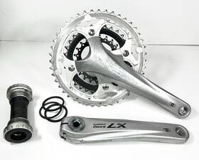 Fc-t661 Shimano Lx Triple Crankset With Bottom Bracket