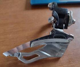 Fd-3503 Shimano Sora Front Derailleur Down Pull 3x9 Braze-on With 34.9 Mm Clamp