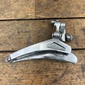 Fd-7210 Shimano Vintage Dura Ace Front Derailleur Braze On Bottom Pull Early