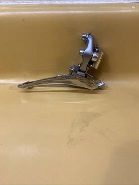 Fd-7403 Shimano Silver Double Brace-on Front Derailleur